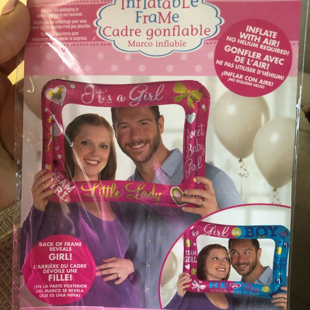 Gender Reveal Inflatable Frame - Picture 2 of 5